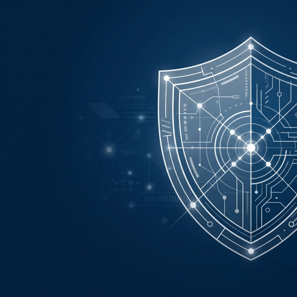 Abstract blue cover showing a virus removal process guide.